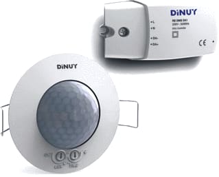 Dinuy - DM Lichtregelsysteemcomponent Bew Sensor Dali Inbouw