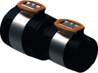 Geberit - FlowFit Fitting met 2 aansluitingen Verloop Ppsu D75-63