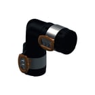 Geberit - FlowFit Fitting met 2 aansluitingen Bocht 90Gr Ppsu D75
