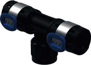 Geberit - FlowFit MasterFix Fitting met 3 aansluitingen Overg T-St Ppsu 20-Mf20-16