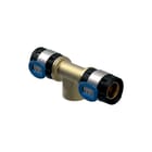 Geberit - FlowFit Fitting met 3 aansluitingen Overg T-St Bi D40-3/4-40