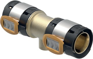 Geberit - FlowFit Fitting met 3 aansluitingen Overg T-St Bi D63-1/2-63