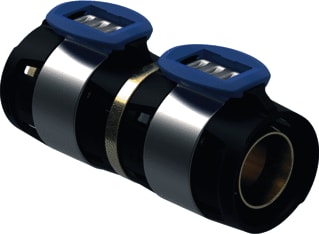 Geberit - FlowFit Fitting met 2 aansluitingen Overg Naar Mepla D75