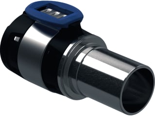 Geberit - FlowFit Fitting met 2 aansluitingen Overg Mapr Spie Rvs 16-15