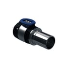 Geberit - FlowFit Fitting met 2 aansluitingen Overg Mapr Spie Rvs 16-15