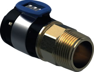 Geberit - FlowFit Fitting met 2 aansluitingen Puntstuk Bu D16-R1/2