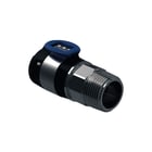Geberit - FlowFit Fitting met 2 aansluitingen Puntstuk Bu Rvs D40-R1.1/4