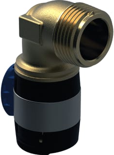 Geberit - FlowFit Fitting met 2 aansluitingen Overgbocht 90 Bu 32-R1