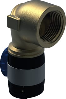 Geberit - FlowFit Fitting met 2 aansluitingen Overgbocht 90 Bi 32-Rp1