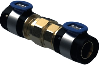 Geberit - FlowFit Fitting met 2 aansluitingen 3-D Koppeling D50