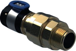 Geberit - FlowFit Fitting met 2 aansluitingen 3-D Overg M/Bu D40-1.1/4