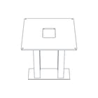 Siedle - Standvoet voor brievenbusbehuizing acc grndstk 041026