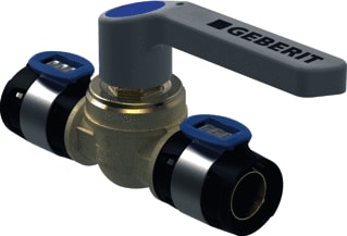 Geberit - FlowFit Kogelafsluiter Kogelkraan Met Hendel D40