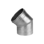 Burgerhout - Alu-fix Enkelw. rookgashulpstuk 2 aansl. Fix Bocht 110 S. 45'