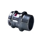Viega - Prestabo 1111 Fitting met 2 aansluitingen Persfitt 2 Aansl 28 X 1/2