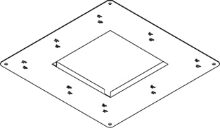 Delta Light - TECHNICAL Mech. toebeh. verlichtingsarmatuur plasterkit 126