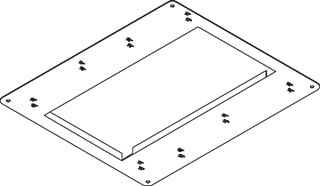 Delta Light - TECHNICAL Mech. toebeh. verlichtingsarmatuur plasterkit 127