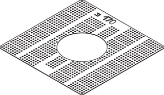 Delta Light - TECHNICAL Mech. toebeh. verlichtingsarmatuur plasterkit 170