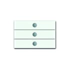 ABB Busch-Jaeger - KNX, axcent Tastsensor bussysteem knx prion sen 3v ax-witglas