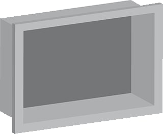 Looox - BoX Module sanitaire accessoires Inb Nis 90X30X7 Rvs
