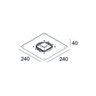 Delta Light - TECHNICAL Mech. toebeh. verlichtingsarmatuur Mounting Kit 75 Trimless