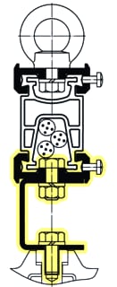 Schuch - Mechanisch toebehoren verlichtingsarmatuur 90265 0009