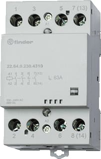 Finder - 22 Magneetschakelaar 4M/63A/24Vuc
