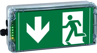 Cooper Crouse-Hinds - Ceag ATEX Explosieveilig noodverl./sign.arm. Exit N Arrow 6Clock