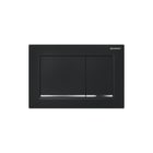 Geberit - Omega30 Bedieningsplaat spoelsysteem Omega20 Bed Pan Sq Zw/Chr