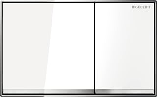 Geberit - Omega60 Bedieningsplaat spoelsysteem Bed Pan Sq Wt