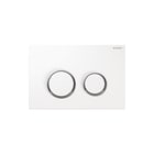 Geberit - Omega20 Bedieningsplaat spoelsysteem Bed Pan Rnd Wt