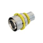 Comap - SKINpress Gas G7240V Fitting met 2 aansluitingen sg7240v red. 26x3-16x2