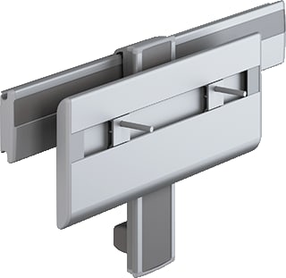 Pressalit Care - PLUS Wastafelelement v constructiewand Pres Handm Verst Muurfr +Ontgr