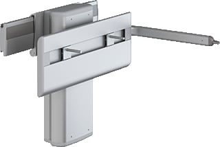 Pressalit Care - PLUS Wastafelelement v constructiewand pres gasgevrd verst muurframe