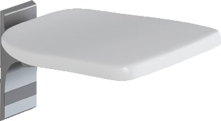 Pressalit Care - PLUS Klapzitting Pres Oplkapb Zitt Kl Wit