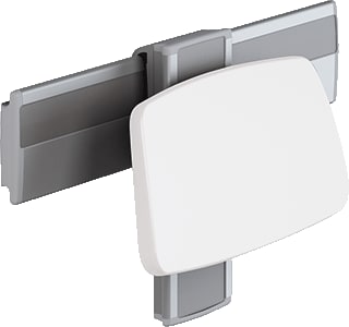 Pressalit Care - PLUS Rugleuning pres rugst+inb res wit