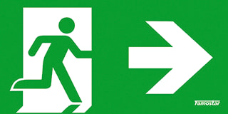 Famostar - Go! Picto Pictogram noodverlichting Rechts 7.1
