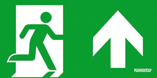 Famostar - Go! Picto Pictogram noodverlichting Boven 7.3