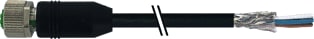 MURR - Sensor/actorkabel met connector M12 Fem 0 Shielded