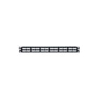 Panduit - Inbouwplaat drukknop/signaallamp patchpan 48p cp48hdbl