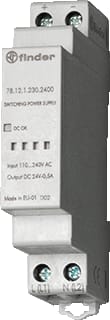 Finder - 78 Gelijkstroomvoedingseenheid Voeding 24Vdc 0,5A 12W