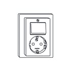 Schneider Electric Merten - M-Smart Combinatie schakelaar/wcd Semt Comb Wcd Ra / Wissel Pwit