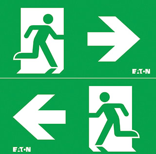 Eaton Blessing - NexiTech Pictogram noodverlichting Nexit Plexkit Led Iso A+B