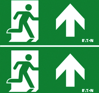 Eaton Blessing - NexiTech Pictogram noodverlichting Nexit Plexkit Led Iso E+E