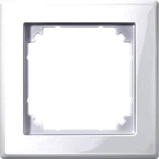 Schneider Electric Merten - M-Smart Afdekraam schakelmateriaal Semt Afdkrm 1-Vdg Polar-Wt