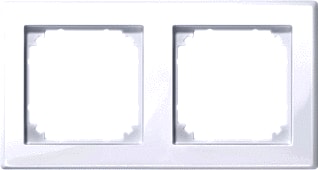 Schneider Electric Merten - M-Smart Afdekraam schakelmateriaal Semt Afdkrm 2V (A.Wt)