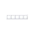 Schneider Electric Merten - M-Smart Afdekraam schakelmateriaal Semt Afdkrm 5-Vdg Polar-Wt