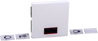 Schneider Electric Merten - Systeem M Bed.element / centr.pl. schakelmat. semt bedelem wip wis+sym wt