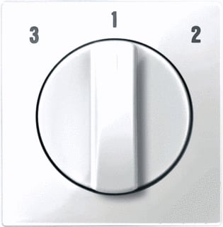 Schneider Electric Merten - Systeem M Bed.element / centr.pl. schakelmat. Semt Bedelem+Knop 3-1-2 Pwit