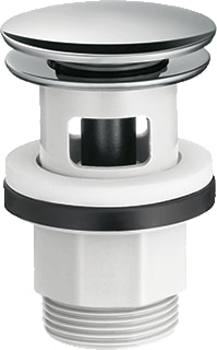 Hansgrohe - Push Open Afvoerplug Afvplug Push-Open Afvplug